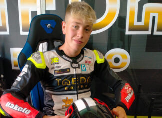 Noel giovanissimo pilota promessa del motociclismo vince in Spagna