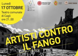 Cagli, a teatro questa sera “Artisti contro il fango”