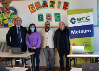 Terre Roveresche, 6 pc donati dalla Bcc del Metauro alla scuola di San Giorgio