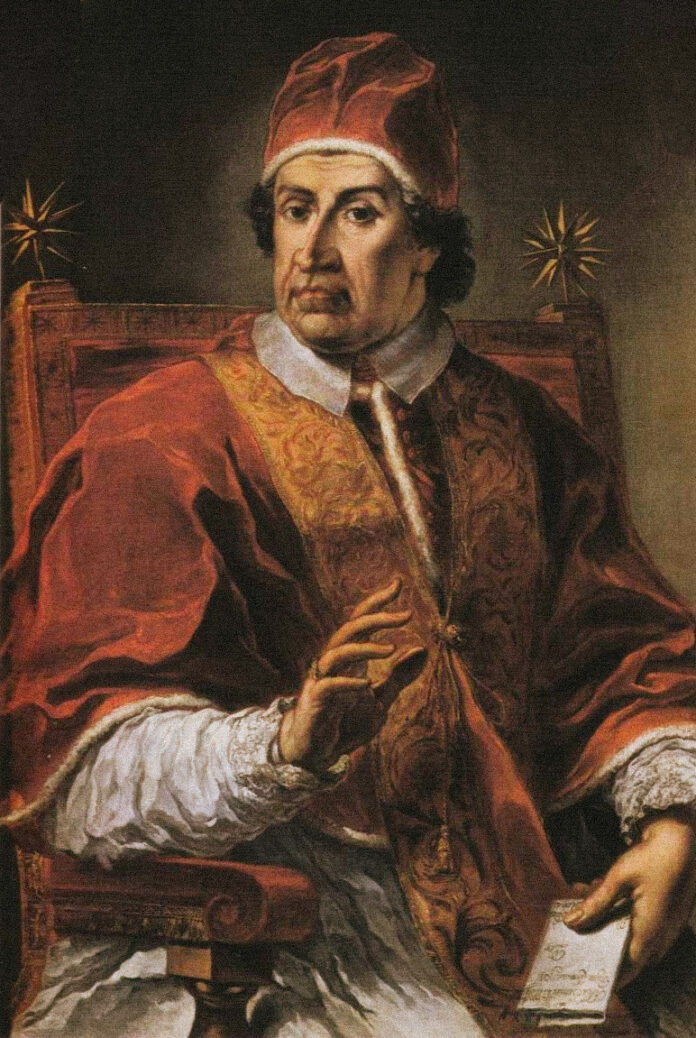 Pope_Clement_XI_–_Pier_Leone_Ghezzi_(c._1708)