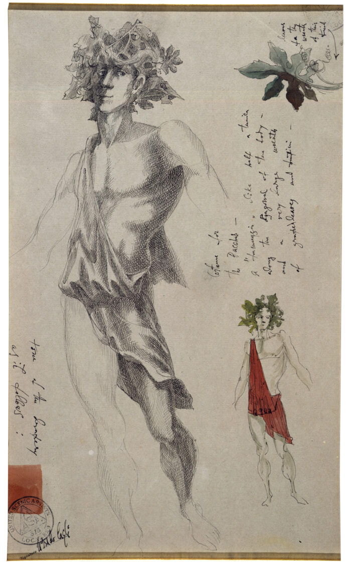 Cagli, Costume per Bacco, 1948