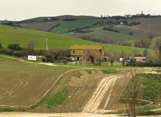 Fano: in auto in mezzo a un campo, pensava di essere a Senigallia