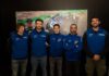 Marco Gaggi in pista per i primi test ufficiali col Team BrCorse di Arcore
