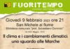 “Il clima e i cambiamenti climatici: uno sguardo alle Marche”: se ne parla con l’esperto Marco Lazzeri
