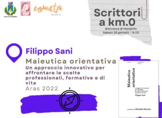 Maieutica orientativa, sabato 29 gennaio a Mondolfo ultimo appuntamento della rassegna Scrittori a km 0