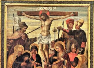 Urbino, Galleria Nazionale delle Marche: il restauro dello stendardo di Antonio Alberti da Ferrara