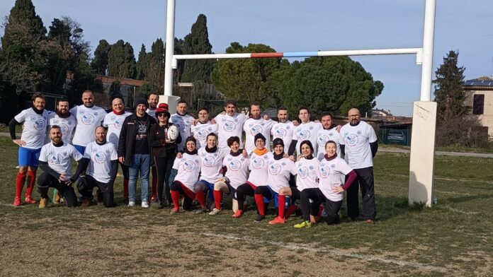 Gli Scotadet con la presidente Ente Carnevalesca