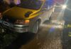 Fano, colonnina dell’acqua speronata da un’automobile fuori controllo