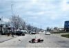Scontro auto-moto in via Einaudi a Bellocchi di Fano. Ferito ventiduenne motociclista fanese