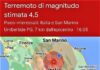 Terremoto a Umbertide, non si segnalano criticità