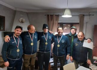 Campionato regionale Marche Trota Torrente a squadre, terzi i Cannisti del Burano