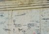 Imbrattato il monumento ai Caduti di viale Buozzi a Fano