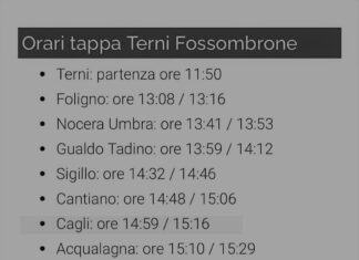 Sabato 13 maggio, Giro d’Italia: tappa suggestiva da Terni con arrivo a Fossombrone