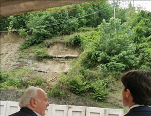 Maltempo, Acquaroli in visita nei territori della provincia di Pesaro Urbino