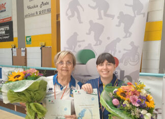 Flavia Morelli (Lucrezia) categoria A e Alice Fraternale (Fermignanese) categoria B campionesse regionali di bocce