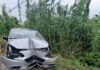 Fano, giovane in auto contro un palo, forse un colpo di sonno