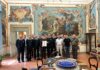 Fano, i carabinieri salutano monsignor Armando Trasarti