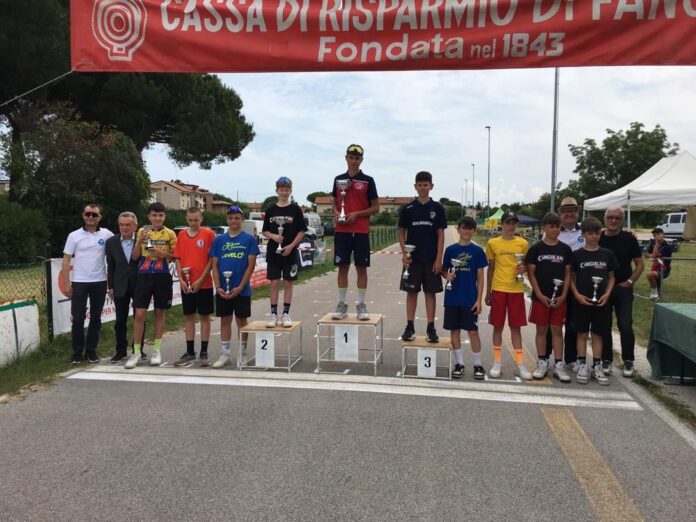 Premiazione Kevin Piccioli quinto a Fano