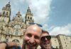 Cammino di Santiago, l’esperienza del non vedente Luca Lepri accompagnato dal fido amico Massimiliano