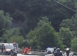 Ennesimo incidente sull’Apecchiese, motociclista trasportato con l’eliambulanza all’ospedale Torrette
