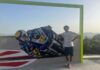 L’artista cagliese Ettore Gambioli racconta l’opera dedicata a Vale Rossi
