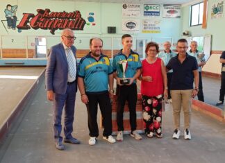 Bocce, Giovanni Iacucci-Riccardo Campanelli (San Cristoforo Fano) vincono a Maiolati Spontini