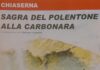 A Chiaserna (Cantiano) ritorna la sagra del polentone alla carbonara