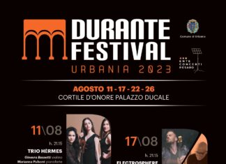 Al via la quarta edizione del Durante Festival: classica, elettronica, musica d’autore e jazz nell’estate di Urbania