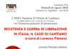 “Resistenza e guerra di Liberazione in Italia. Il caso di Cantiano”. Lorenzo Panunzi presenta la sua tesi di laurea