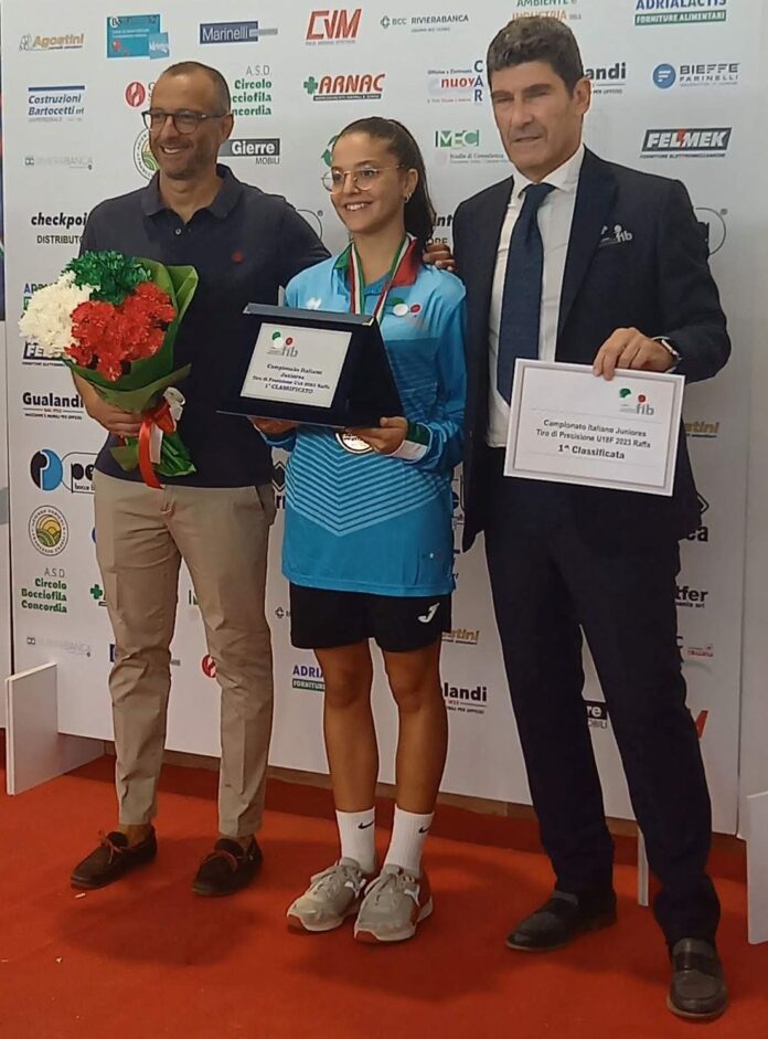 Benedetta Necchi (oro tiro di precisione under 18 F)