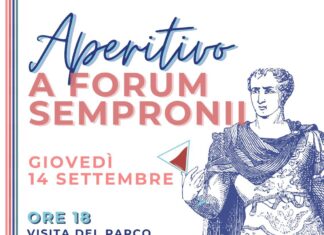 Fossombrone, aperitivo al parco archeologico Forum Sempronii