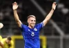Davide Frattesi doppietta con la Nazionale, in festa anche Serra Sant’Abbondio. È originario di Poggetto