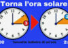 Stanotte il ritorno all’ora solare: dalle 3 alle 2