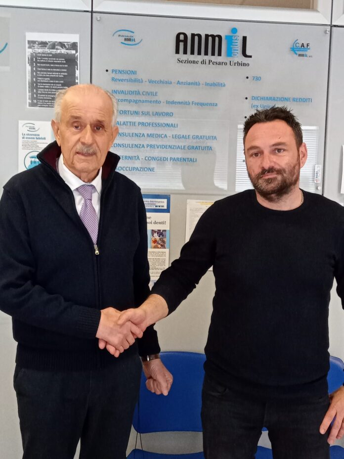 ANMIL Pesaro e Urbino, da sx Fausto Luzi e Francesco Mazzacchera (1)