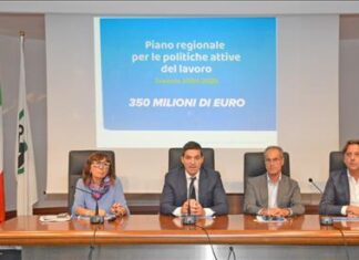 Piano regionale per le politiche attive del lavoro: 350 milioni di euro per il triennio 2024-2026
