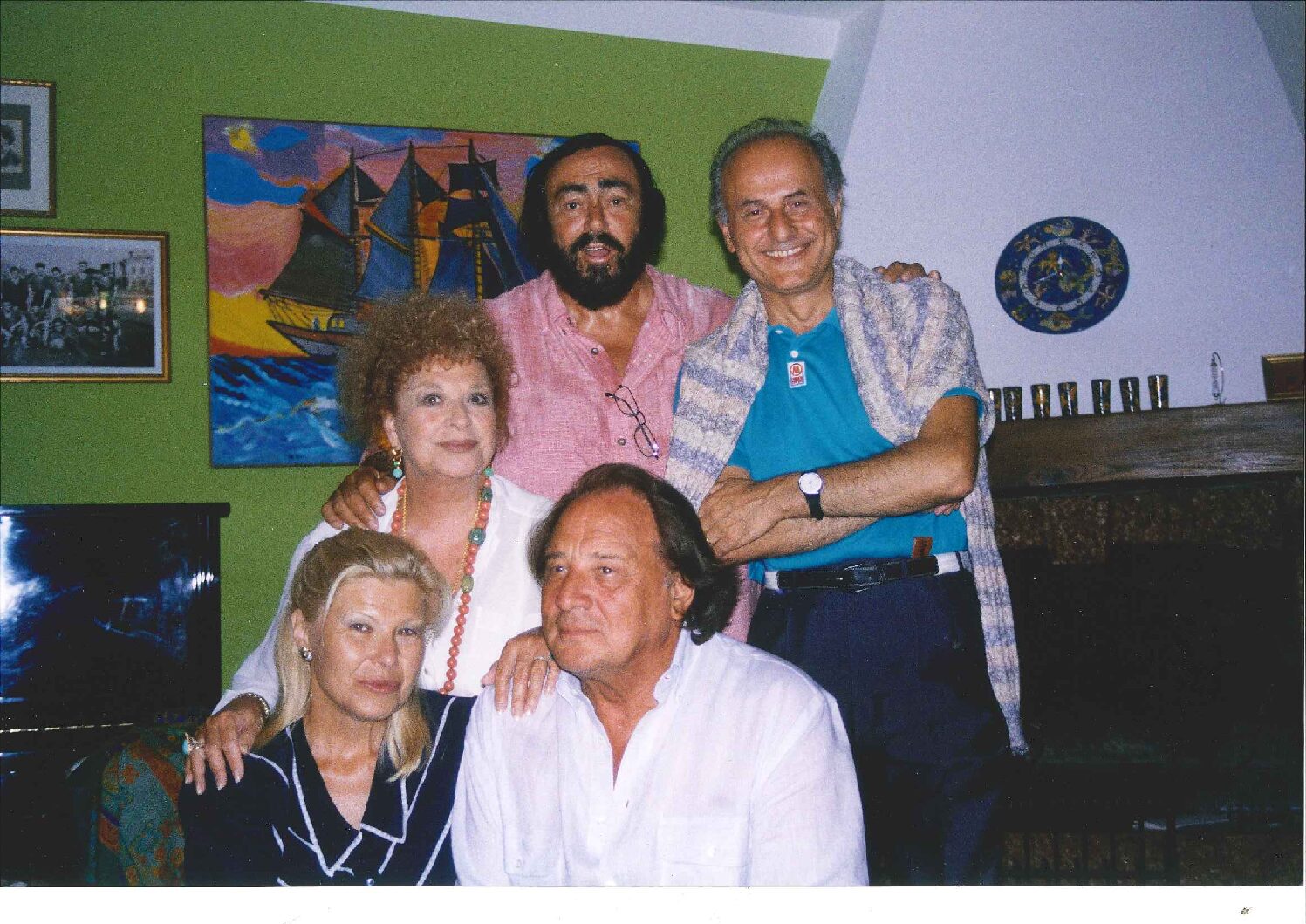 Quella sera a Villa Pavarotti