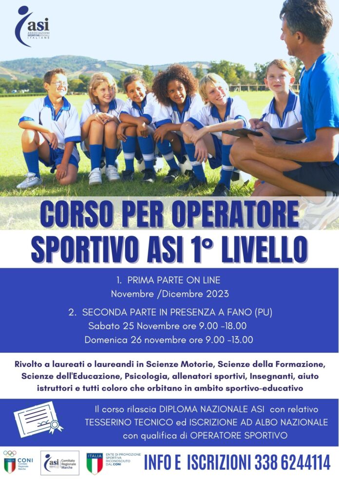 Operatore Sportivo + CONI