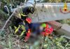 Velivolo ultraleggero precipita vicino al fiume Cesano, due feriti