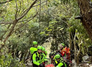 Trasportato a valle arrampicatore caduto e infortunato a Piobbico