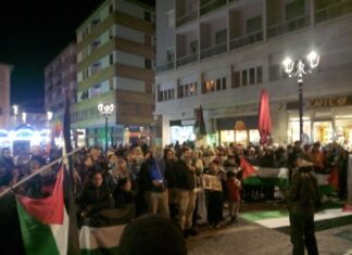In 300 alla manifestazione di sabato a Pesaro per il cessate il fuoco e il rispetto del diritto internazionale