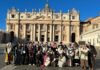 Presepe di Paravento di Cagli in udienza dal Santo Padre nell’ottavo centenario del primo Presepe di Greccio di San Francesco