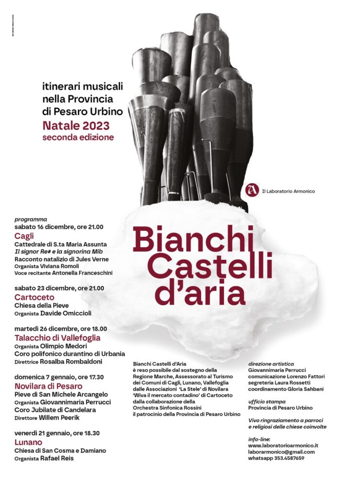PRogramma bianchi castelli d'aria
