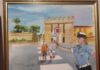 Fano, Carboni dona un quadro alla polizia locale
