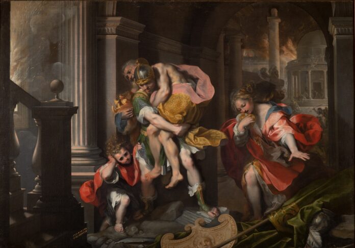3.Fuga di Enea da Troia (Roma, Galleria Borghese)