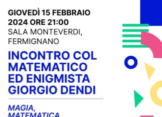 A Fermignano incontro con il matematico ed enigmista Giorgio Dendi
