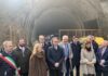 Galleria della Guinza, ripartiti i lavori dopo vent’anni. Stamattina la cerimonia di consegna alla ditta esecutrice
