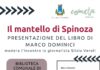 Marco Dominici e il mantello di Spinoza. Sabato 24 presentazione del libro alla biblioteca di Mondavio