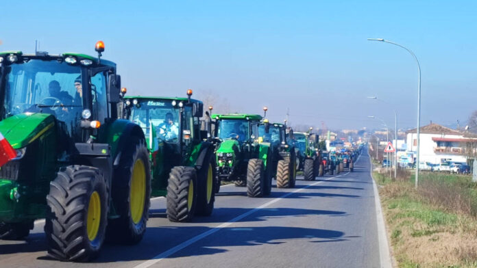 Lazio: 100 trattori in marcia sulla Casilina verso Cassino, prosegue protesta agricoltori - foto 2