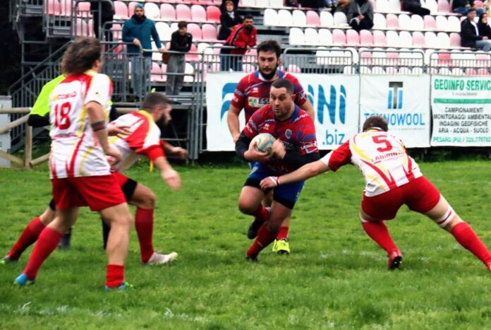 Breccia in Pesaro Rugby vs Essepigi Fano Rugby
