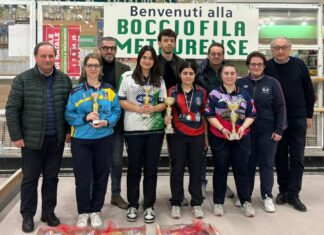 La crème della raffa femminile a Colli al Metauro: seconda Annagiulia Orrù (Oikos Fossombrone), terza Sofia Minardi (Metaurense)